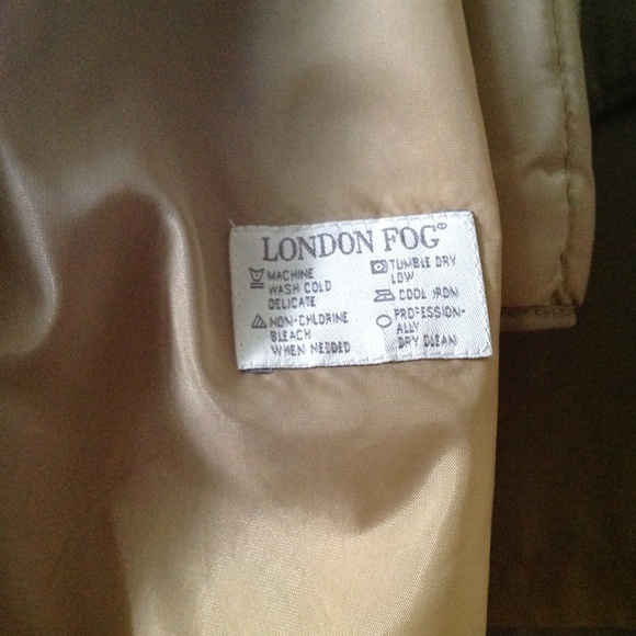London Fog Tan Raincoat - Picture 8 of 16